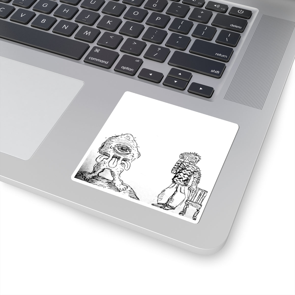 photographer graffiti sticker