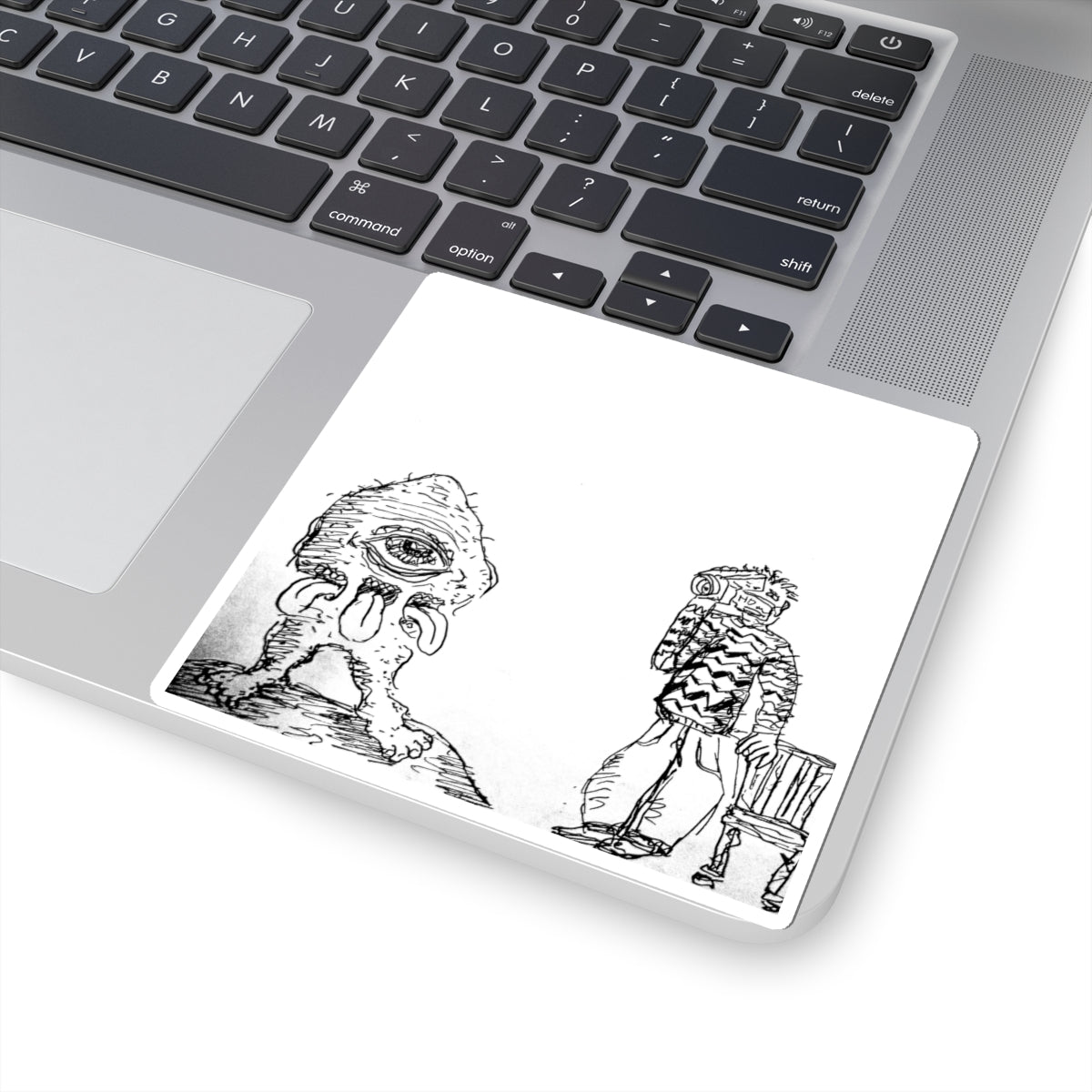 photographer graffiti sticker